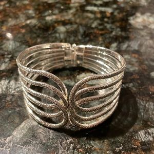 Beautiful silver bangle bracelet